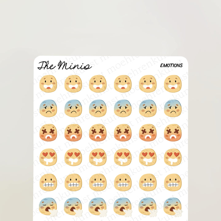 The Minis - Emotions | Planner Stickers for your Journal