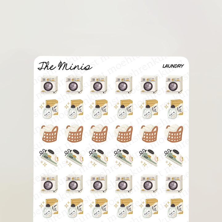 The Minis - Laundry | Planner Stickers for your Journal