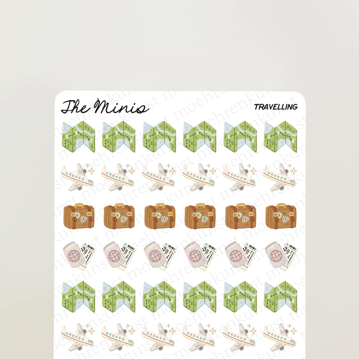 The Minis - Traveling | Planner Stickers for your Journal