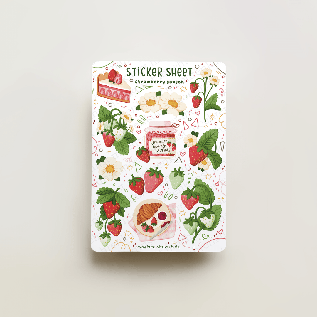 Sticker Sheet Strawberry Season Thumbnail
