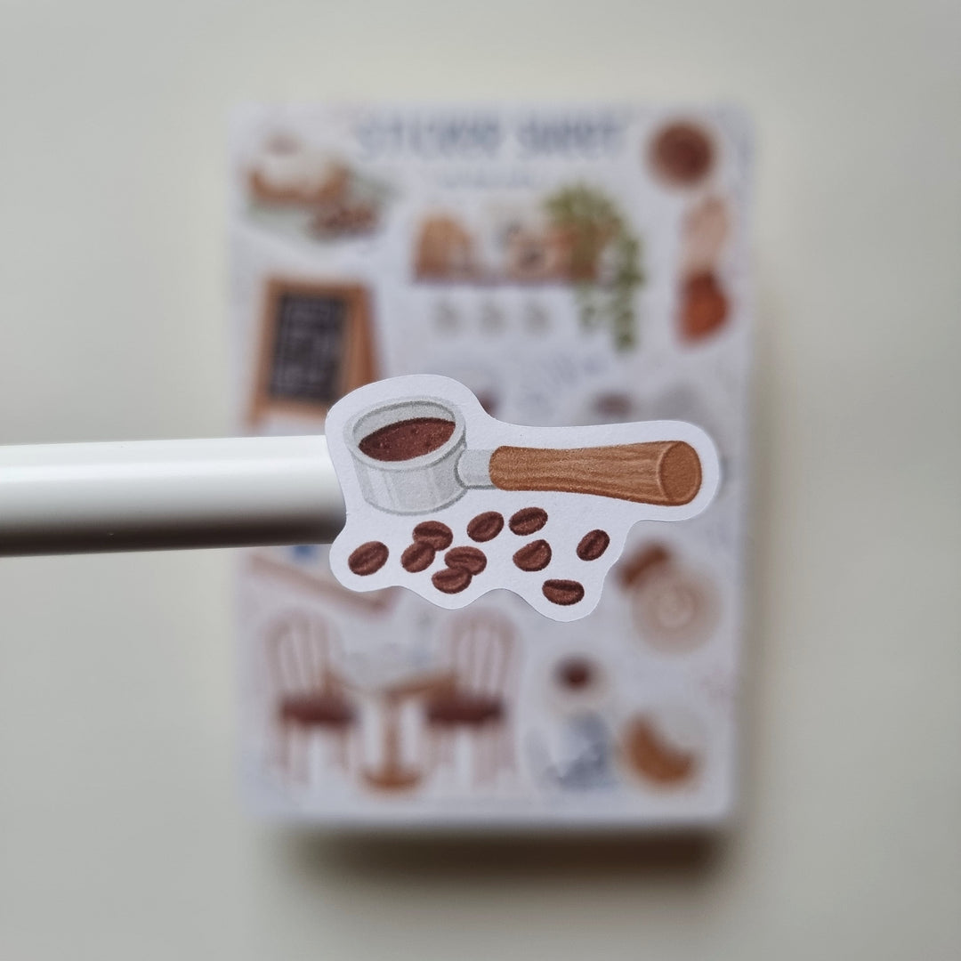 Sticker Sheet - At The Café | Planner Stickers for your Journal