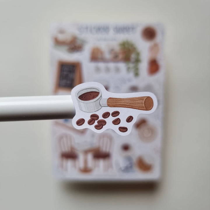 Sticker Sheet - At The Café | Planner Stickers for your Journal