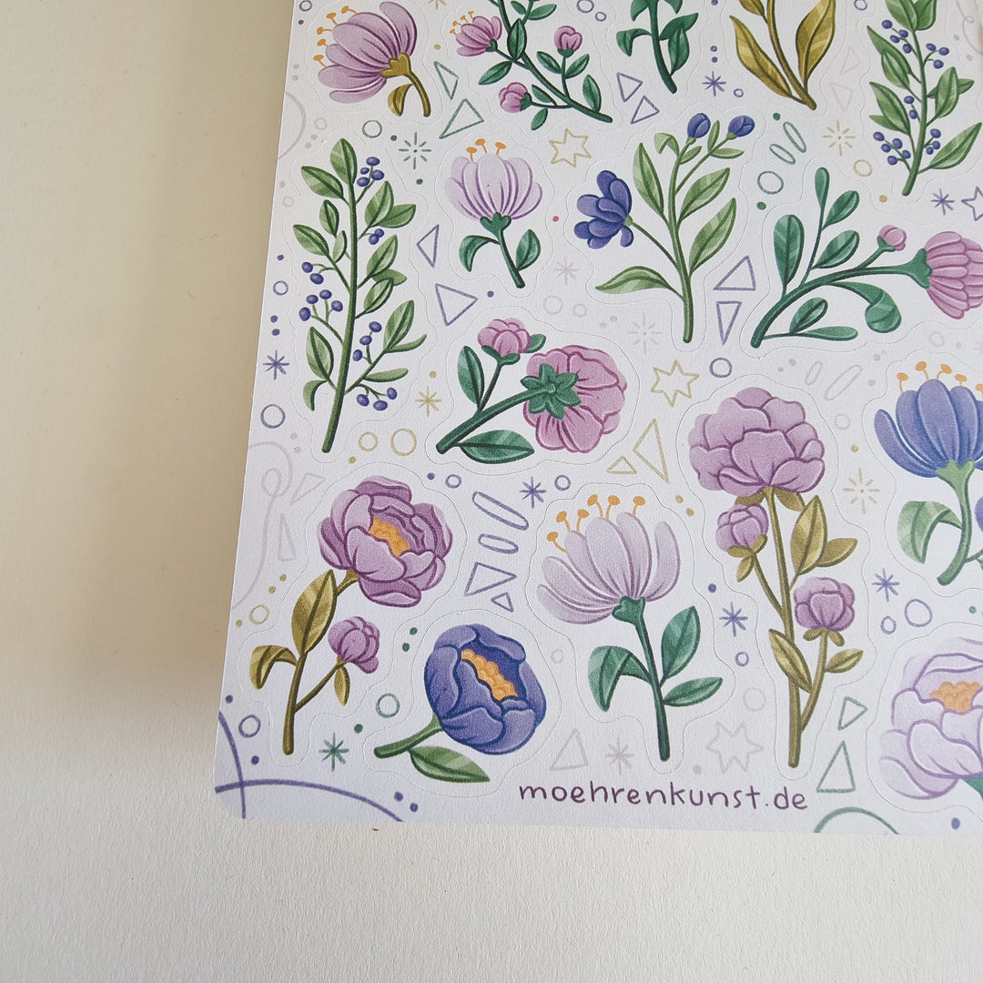 Sticker Sheet - Blossom Lilac | Planner Stickers for your Journal