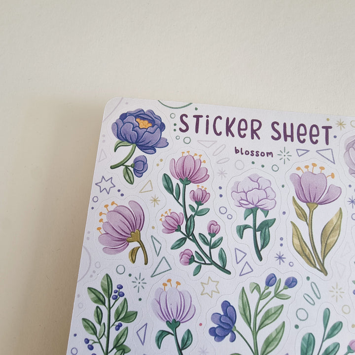 Sticker Sheet - Blossom Lilac | Planner Stickers for your Journal