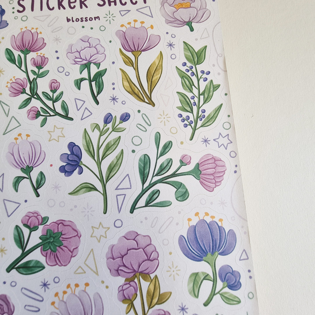 Sticker Sheet - Blossom Lilac | Planner Stickers for your Journal