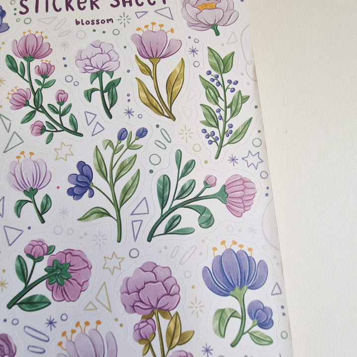 Sticker Sheet - Blossom Lilac | Planner Stickers for your Journal