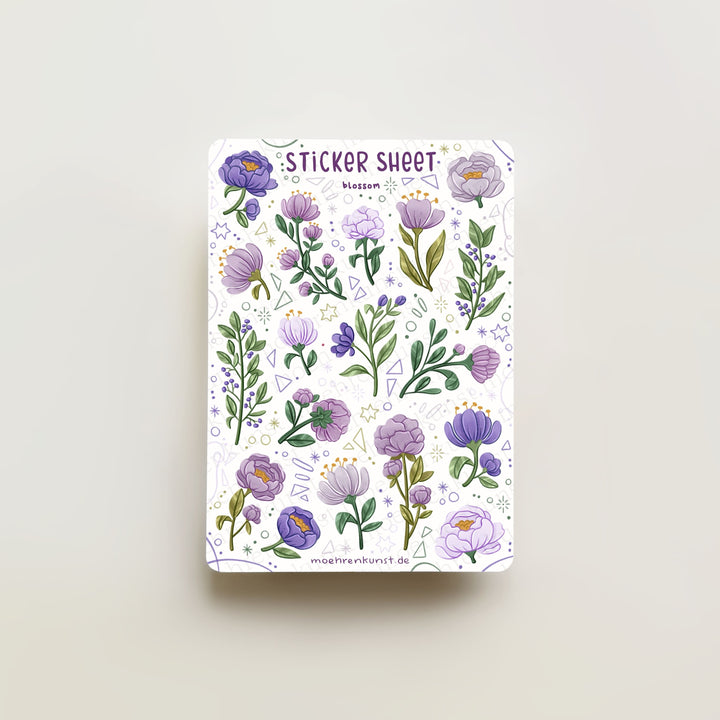 Sticker Sheet - Blossom Lilac | Planner Stickers for your Journal