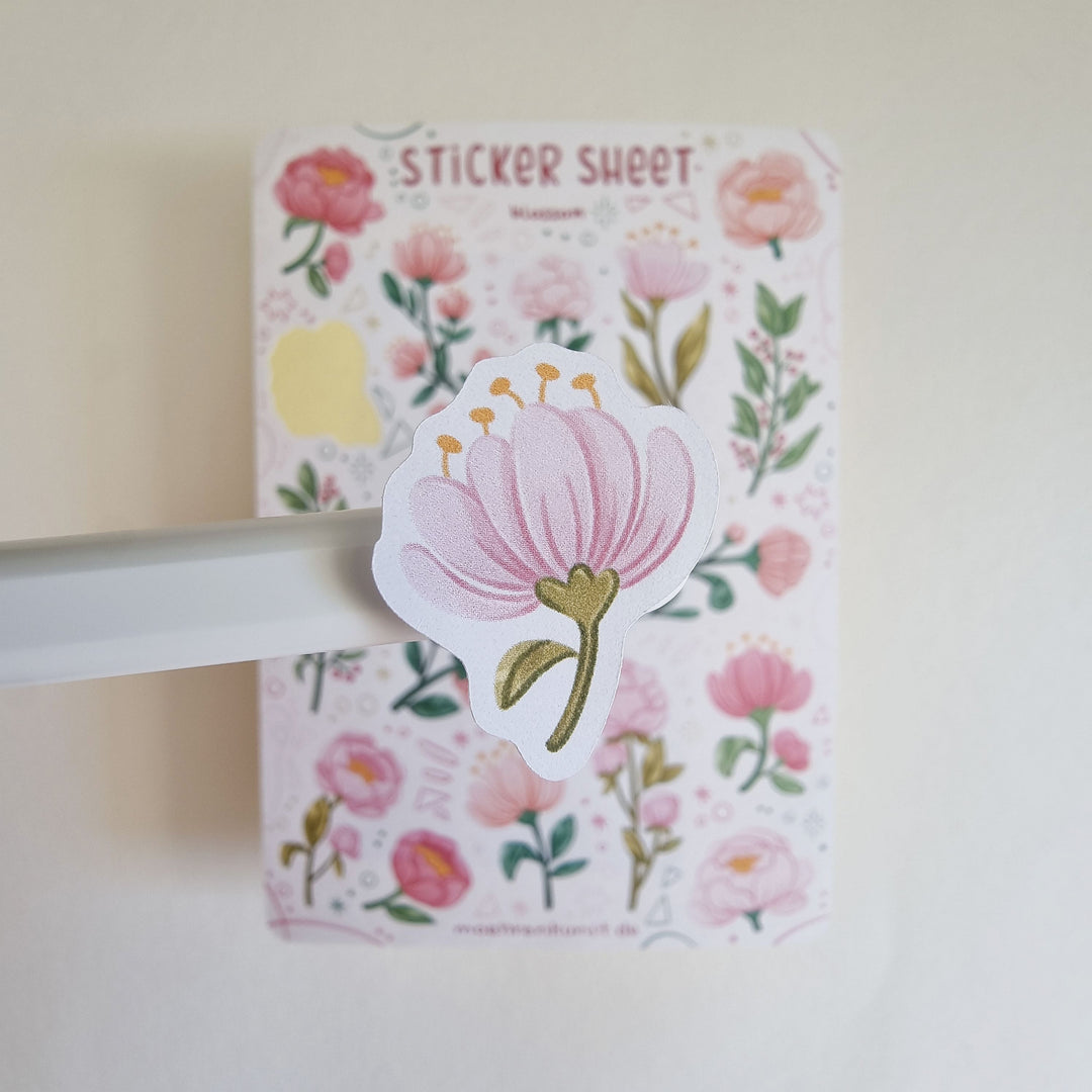 Sticker Sheet - Blossom Pink | Planner Stickers for your Journal