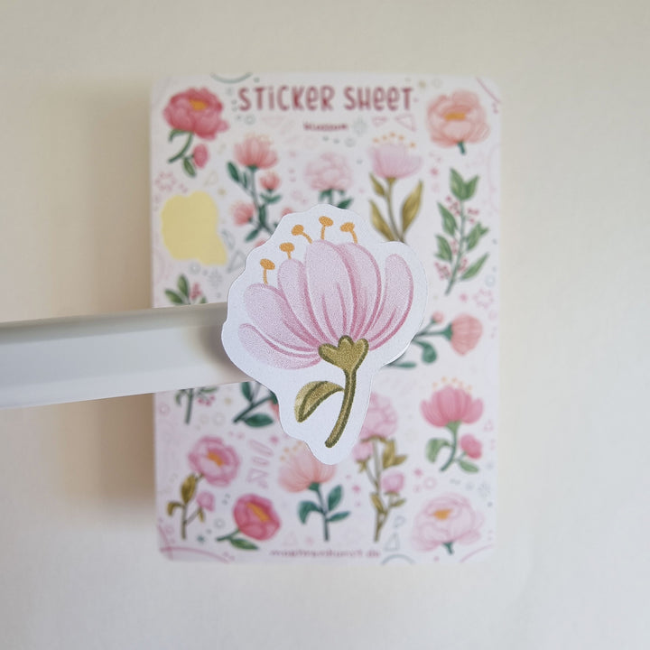 Sticker Sheet - Blossom Pink | Planner Stickers for your Journal