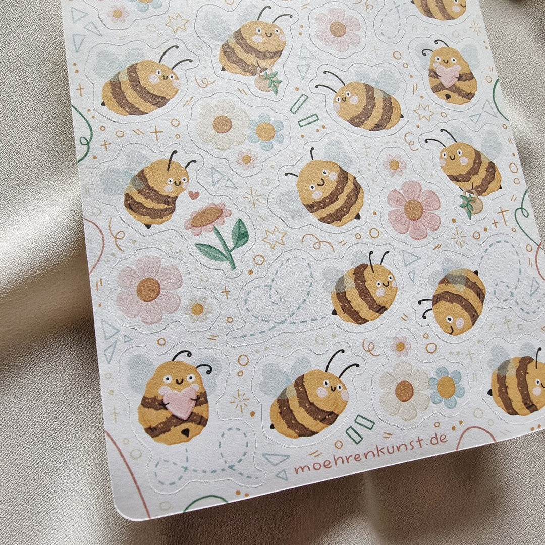 Sticker Sheet - Bumblebees | Planner Stickers for your Journal