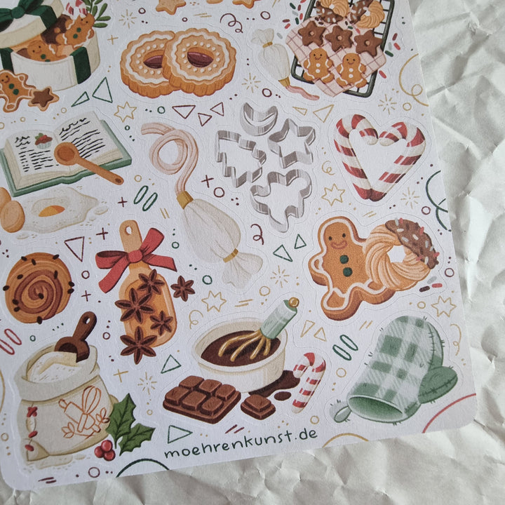 Sticker Sheet - Christmas Bakery | Planner Stickers for your Journal