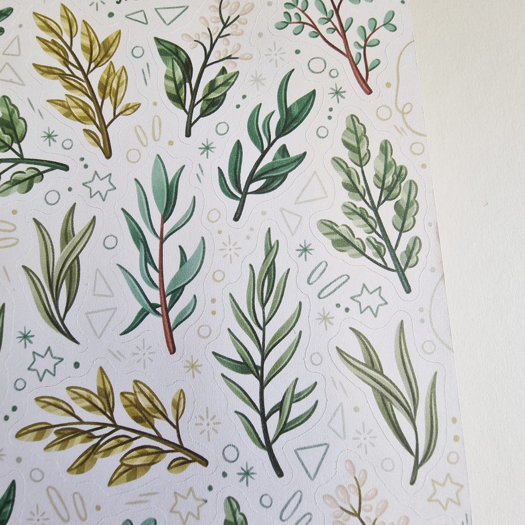 Sticker Sheet - Greenery | Planner Stickers for your Journal
