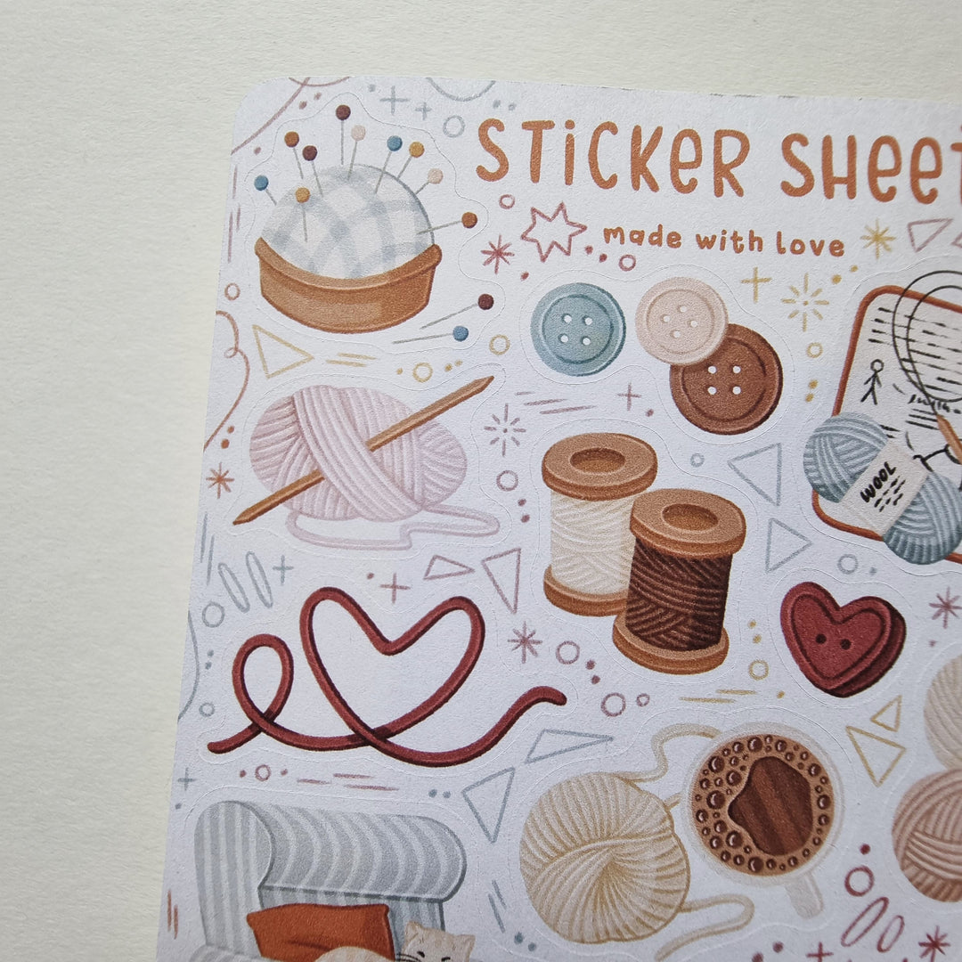 Sticker Sheet - Made With Love | Planner Stickers for your Journal