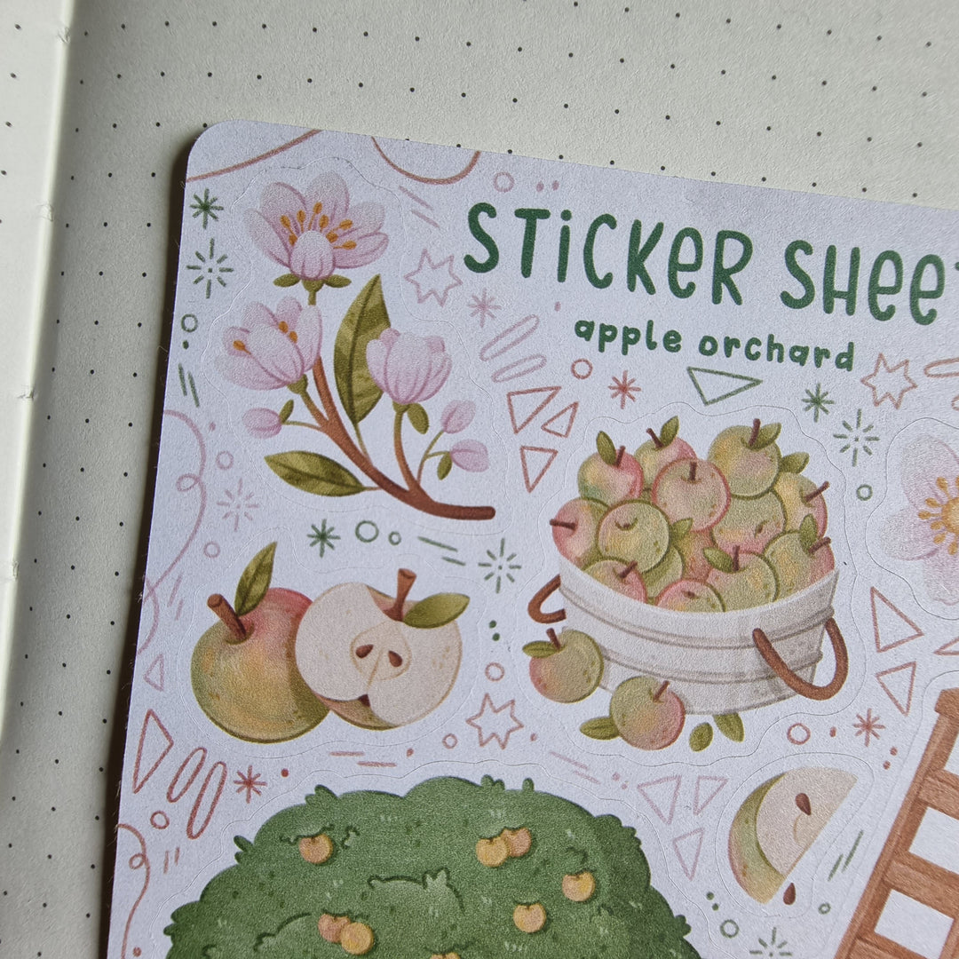Sticker Sheet - Apple Orchard | Planner Stickers for your Journal