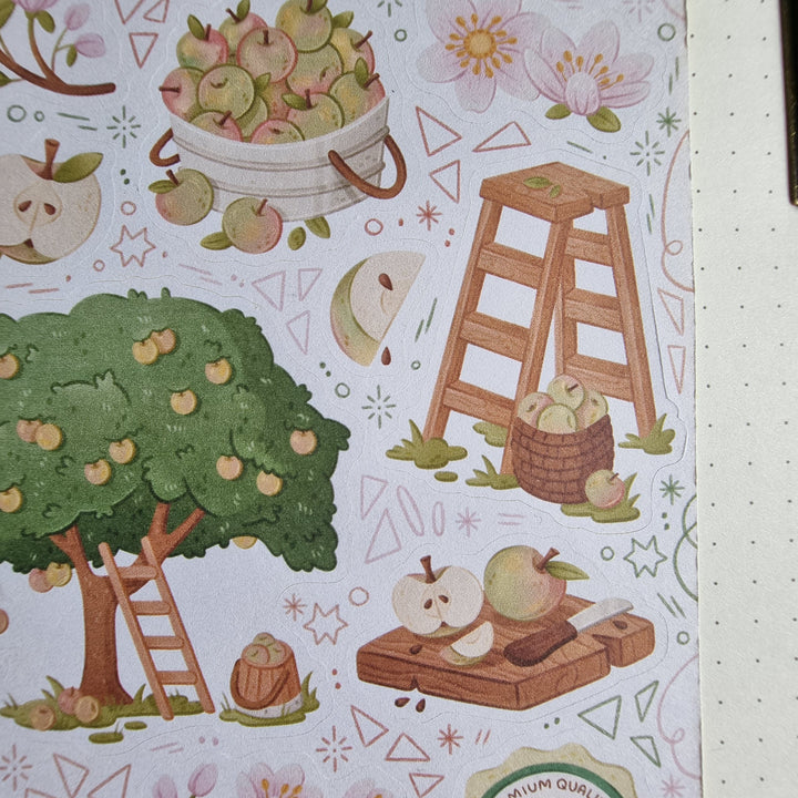 Sticker Sheet - Apple Orchard | Planner Stickers for your Journal