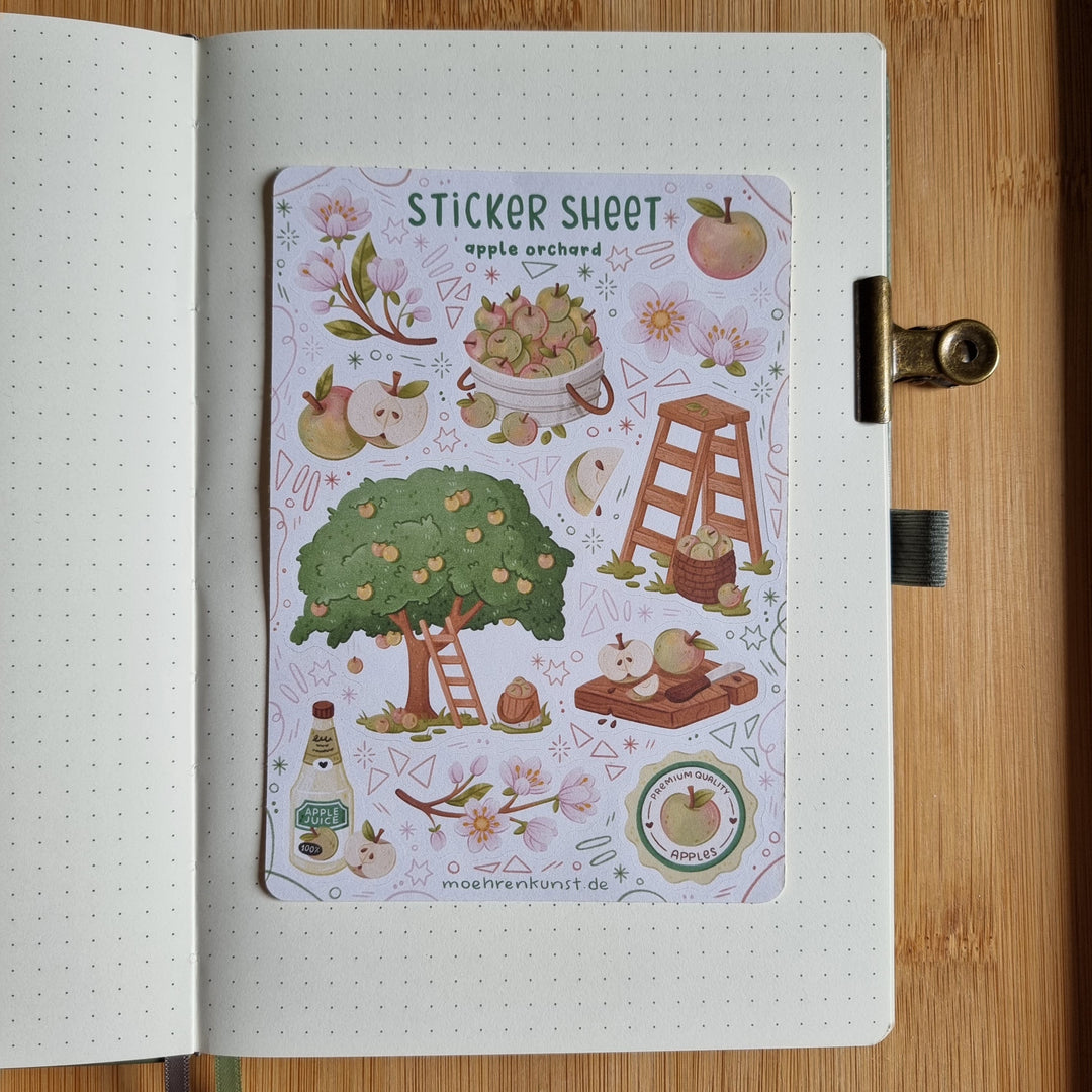 Sticker Sheet - Apple Orchard | Planner Stickers for your Journal