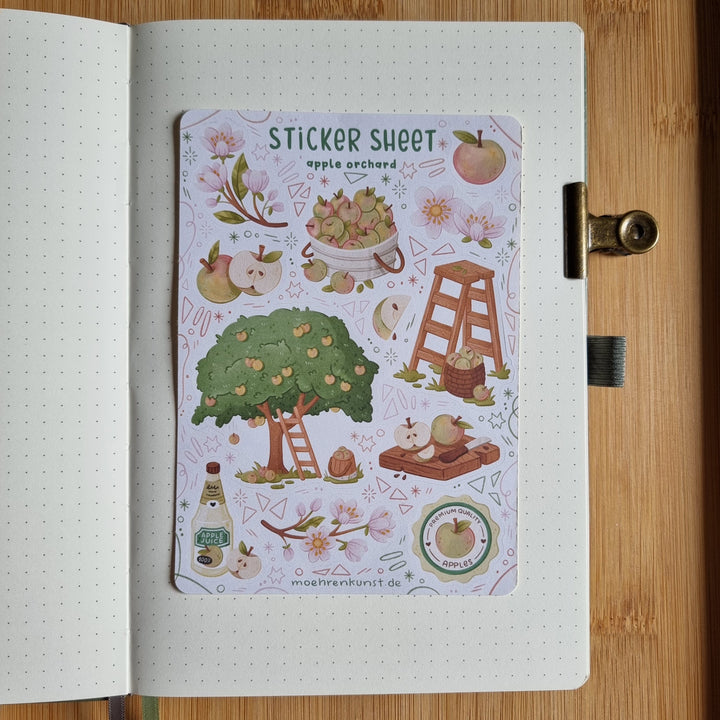 Sticker Sheet - Apple Orchard | Planner Stickers for your Journal
