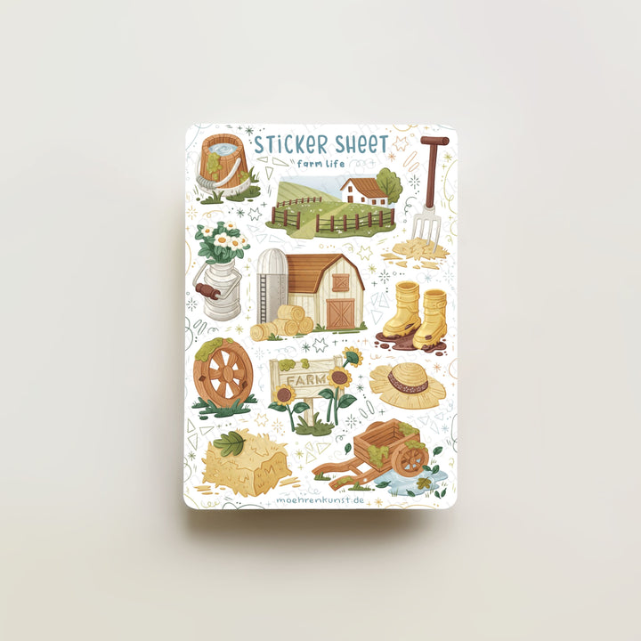 Sticker Sheet - Farm Life | Planner Stickers for your Journal