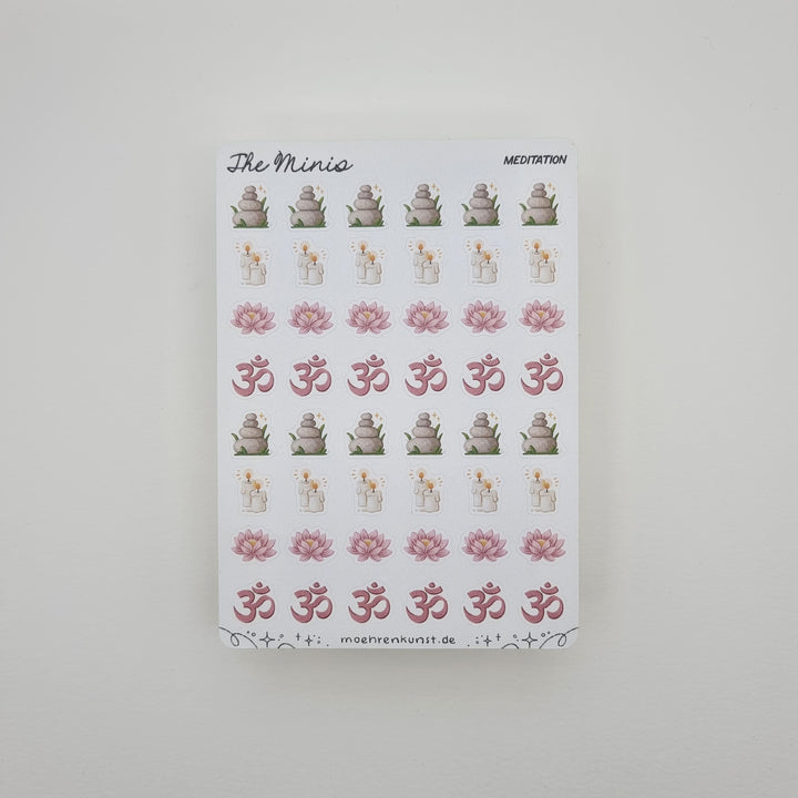 The Minis - Meditation | Planner Stickers for your Journal