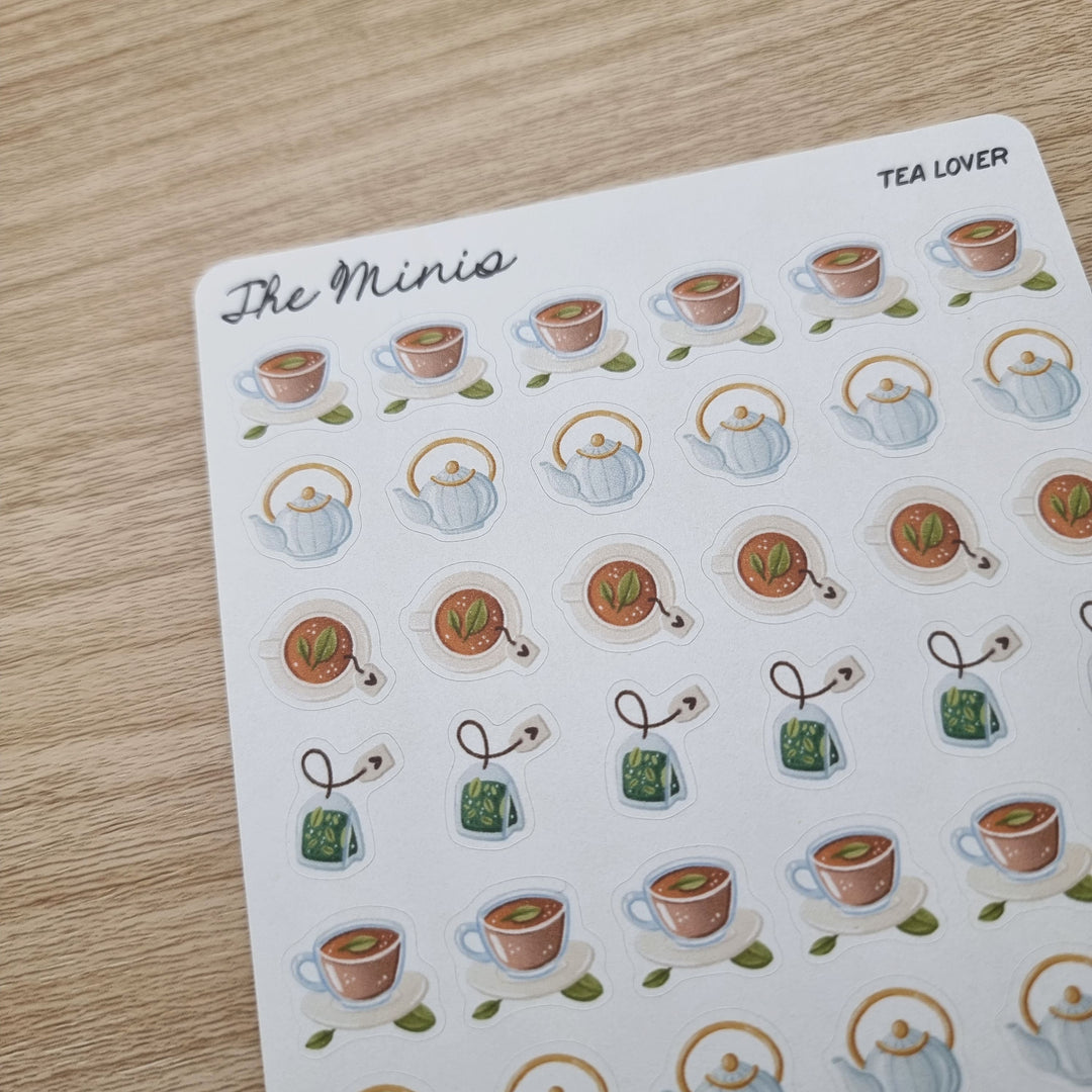 The Minis - Tea Lover | Planner Stickers for your Journal