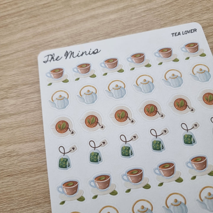 The Minis - Tea Lover | Planner Stickers for your Journal