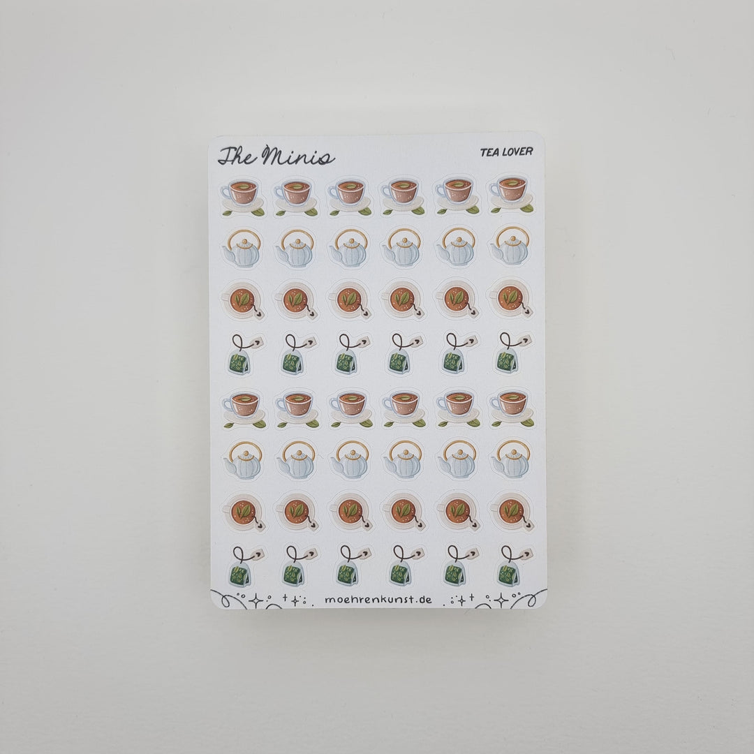 The Minis - Tea Lover | Planner Stickers for your Journal