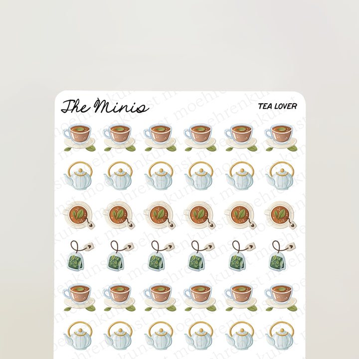 The Minis - Tea Lover | Planner Stickers for your Journal