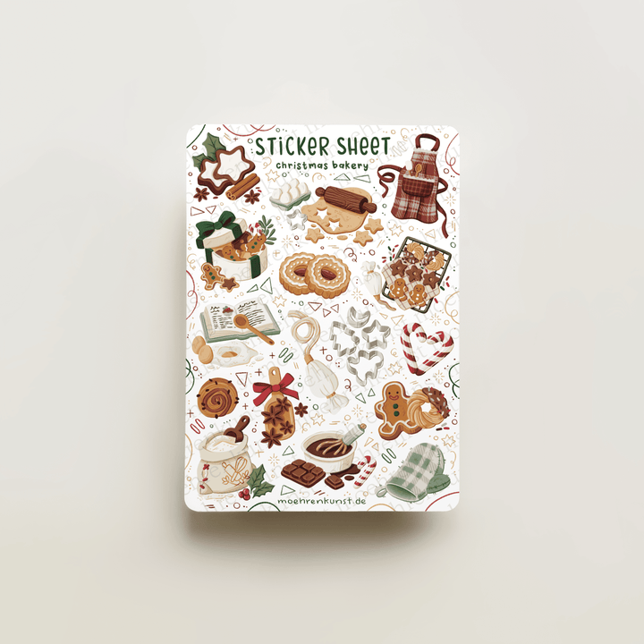 Sticker Sheet - Christmas Bakery | Planner Stickers for your Journal