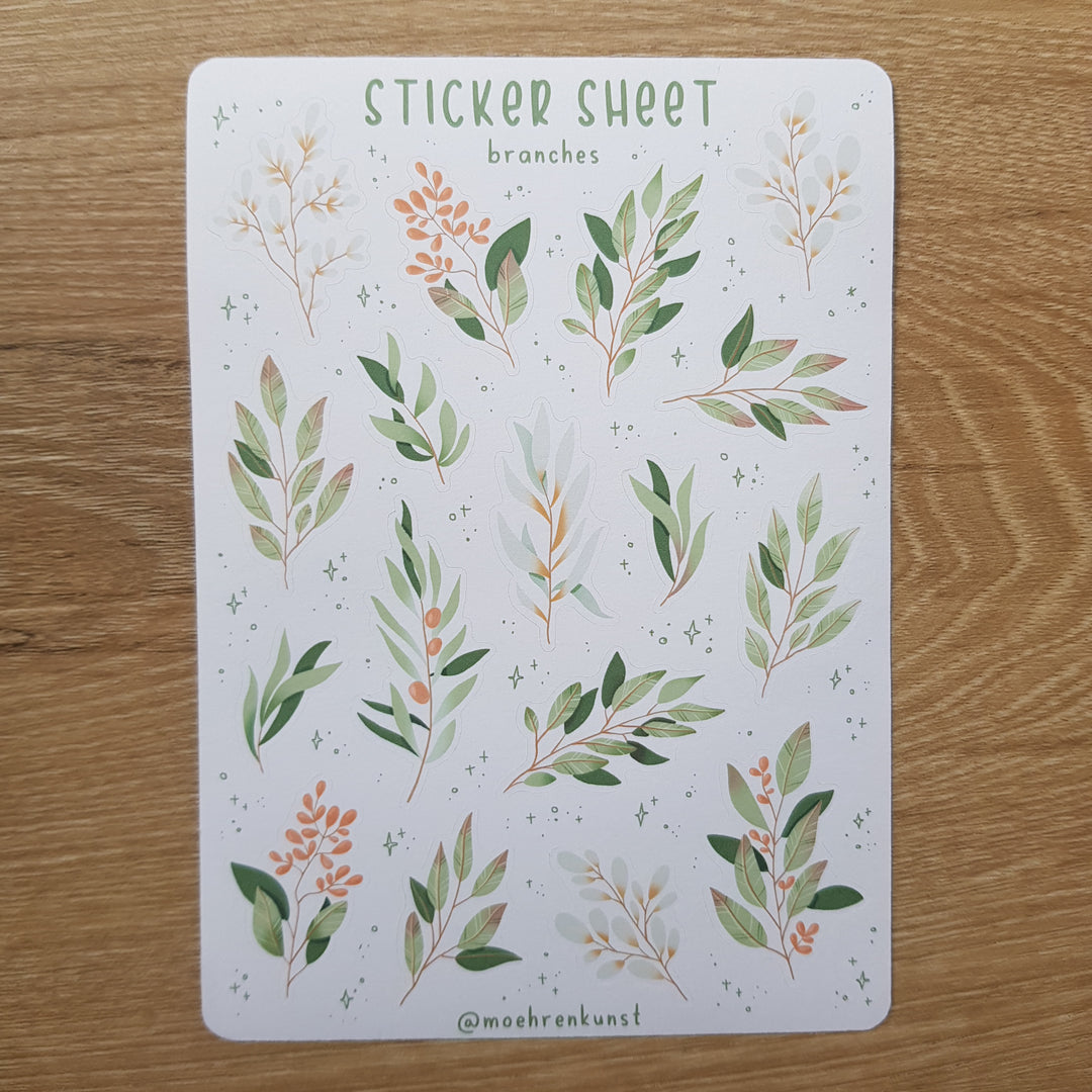 Sticker Sheet - Branches | Planner Stickers for your Journal