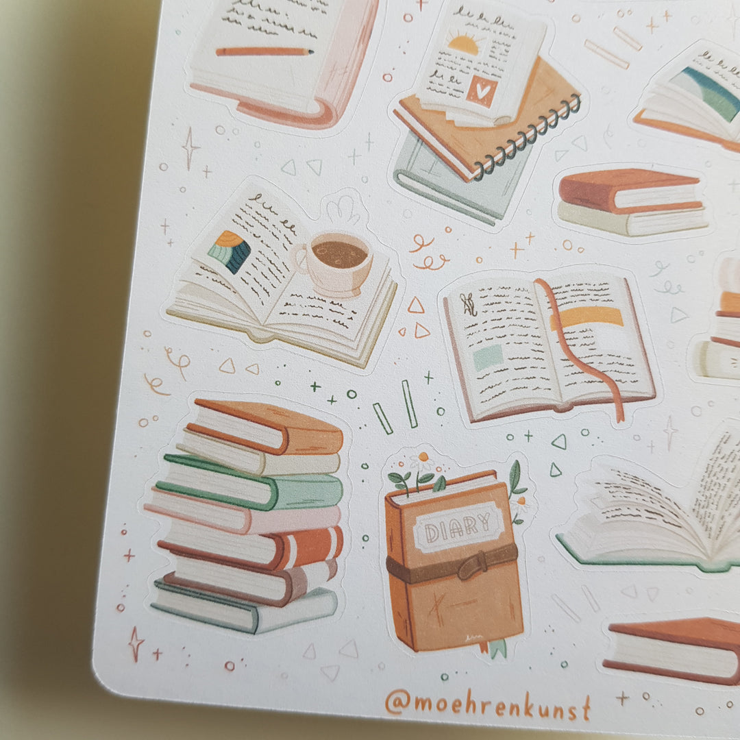 Sticker Sheet - Reading | Planner Stickers for your Journal