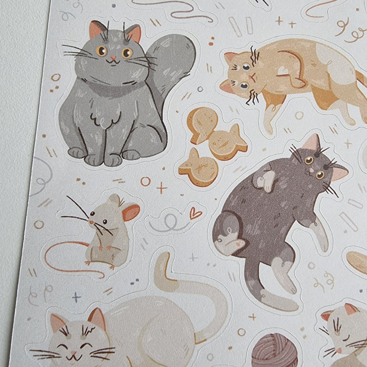 Sticker Sheet - Kitties | Planner Stickers for your Journal