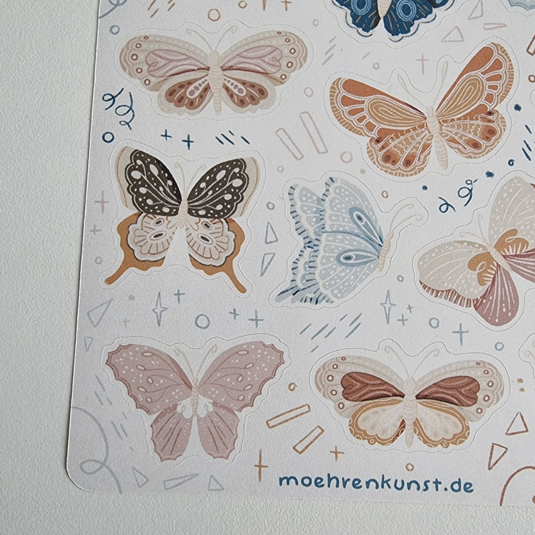 Sticker Sheet - Butterflies | Planner Stickers for your Journal