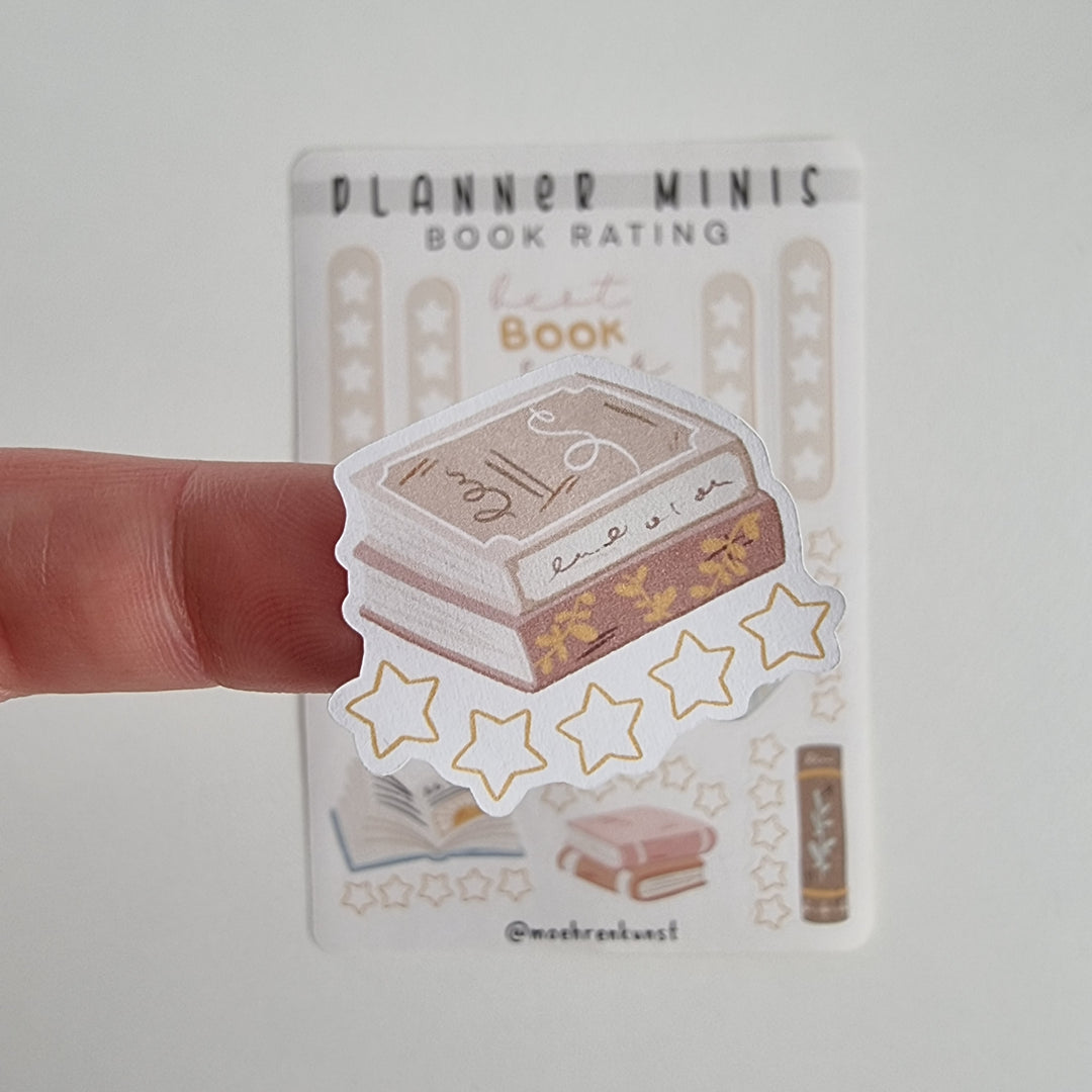 Planner Minis - Book Rating | Planner Stickers for your Journal