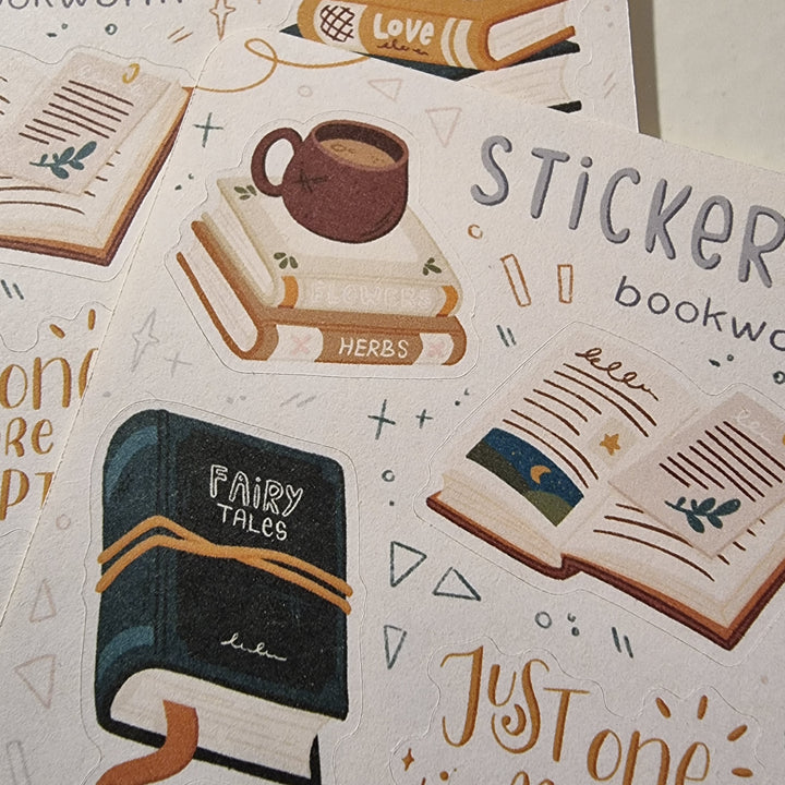 Sticker Sheet - Bookworm | Planner Stickers for your Journal