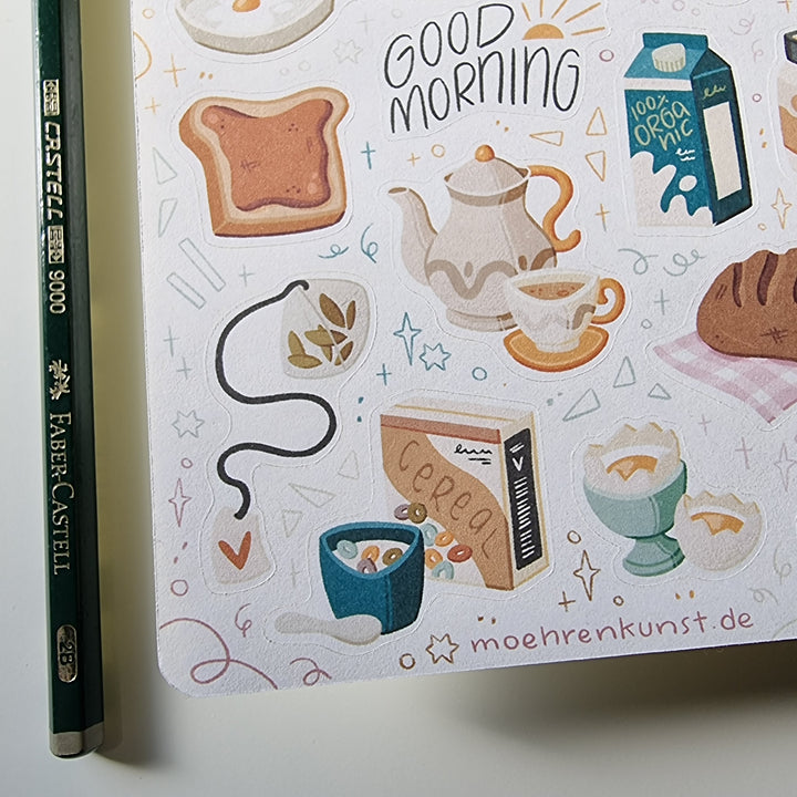 Sticker Sheet - Breakfast | Planner Stickers for your Journal