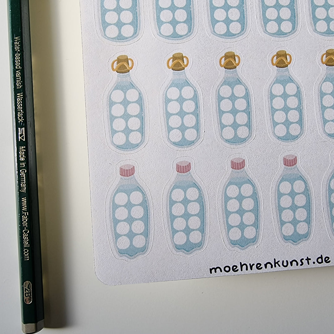 Essentials - Water Tracker | Planner Stickers for your Journal