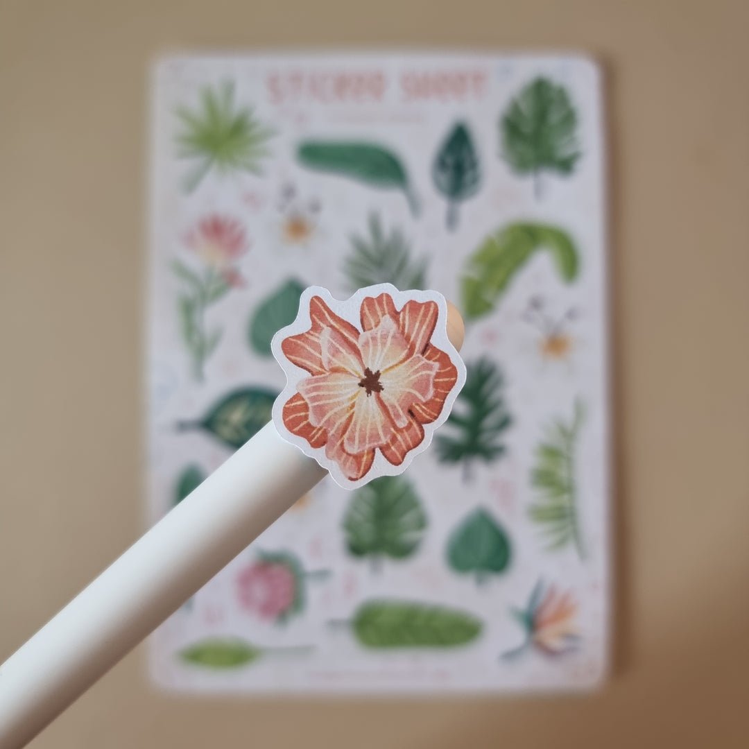 Sticker Sheet - Island Flora | Planner Stickers for your Journal
