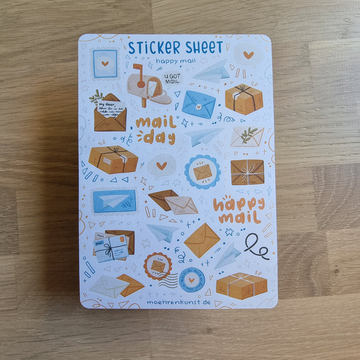 Sticker Sheet - Happy Mail | Planner Stickers for your Journal
