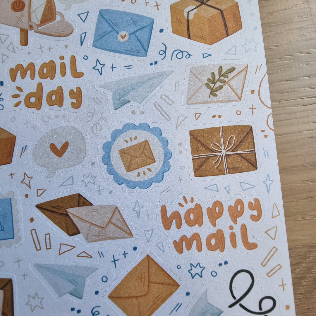 Sticker Sheet - Happy Mail | Planner Stickers for your Journal