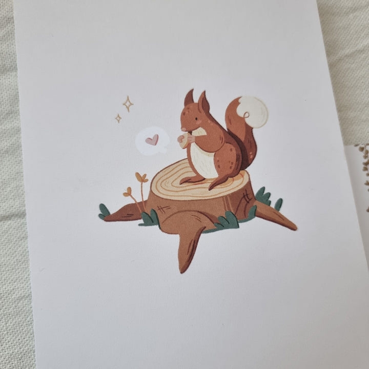 Postcard - Squirrel