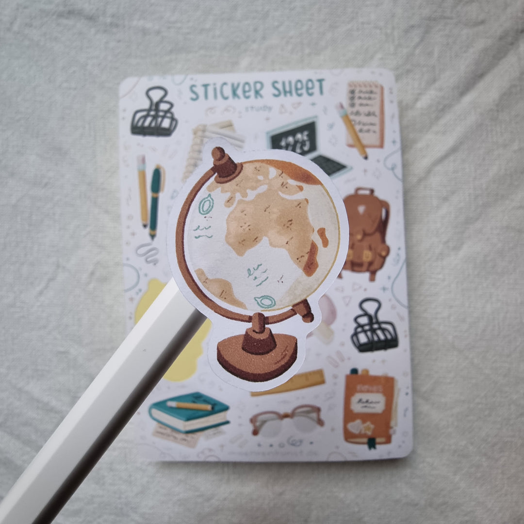 Stickers Study Notes Set Sticker Sheet - Study | Planner Stickers | moehrenkunst🥕
