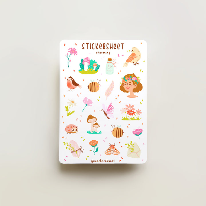 Sticker Sheet - Charming (CLEARANCE) | Planner Stickers for your Journal