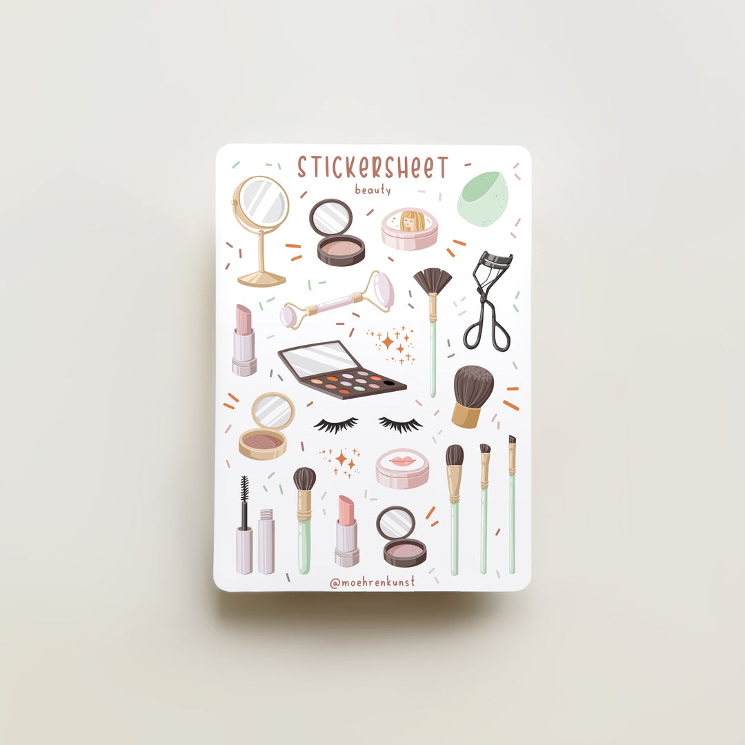 Sticker Sheet - Beauty | Planner Stickers for your Journal