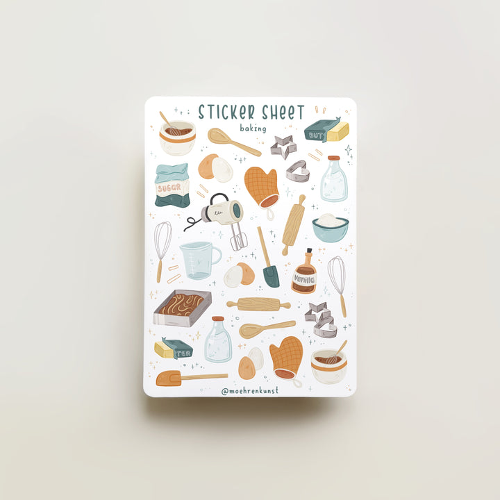 Sticker Sheet - Baking | Planner Stickers for your Journal