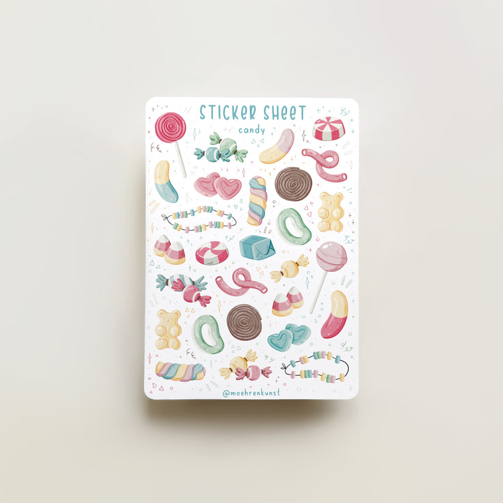 Sticker Sheet - Candy (CLEARANCE) | Planner Stickers for your Journal