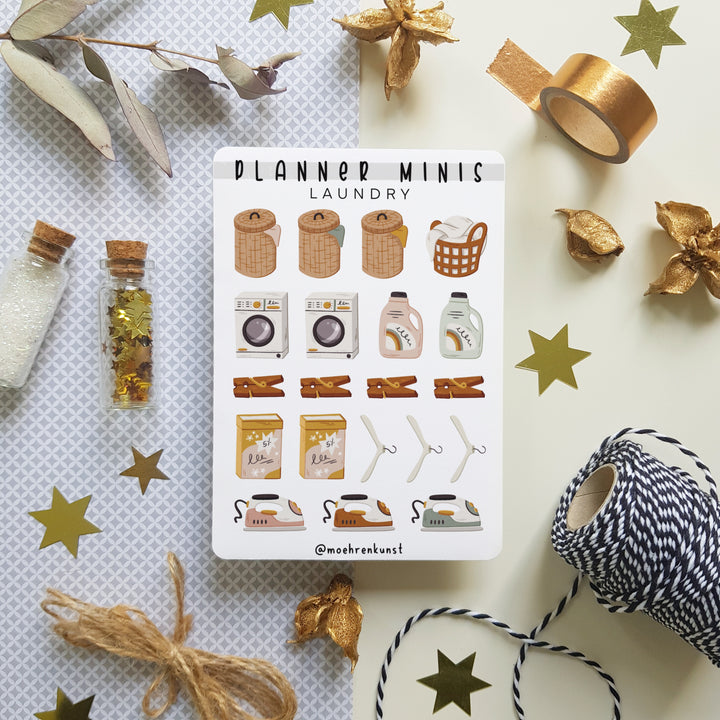Planner Minis - Laundry CLEARANCE | Planner Stickers for your Journal