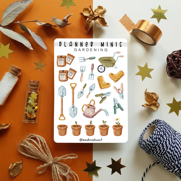 Planner Minis - Gardening | Planner Stickers for your Journal