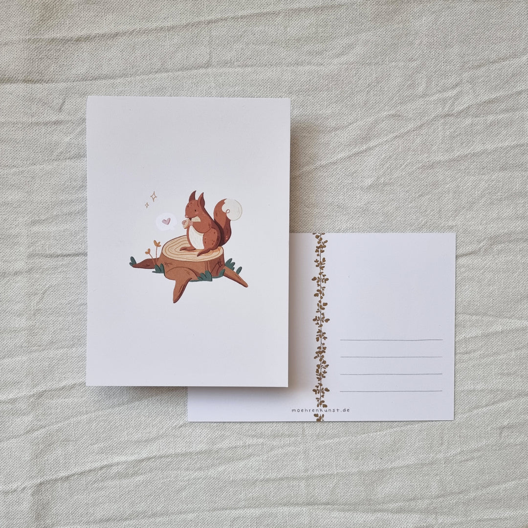 Postcard - Squirrel