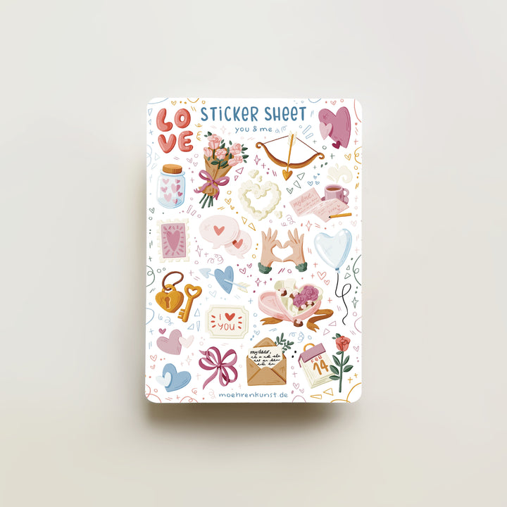 Sticker Sheet - You & Me | Planner Stickers for your Journal