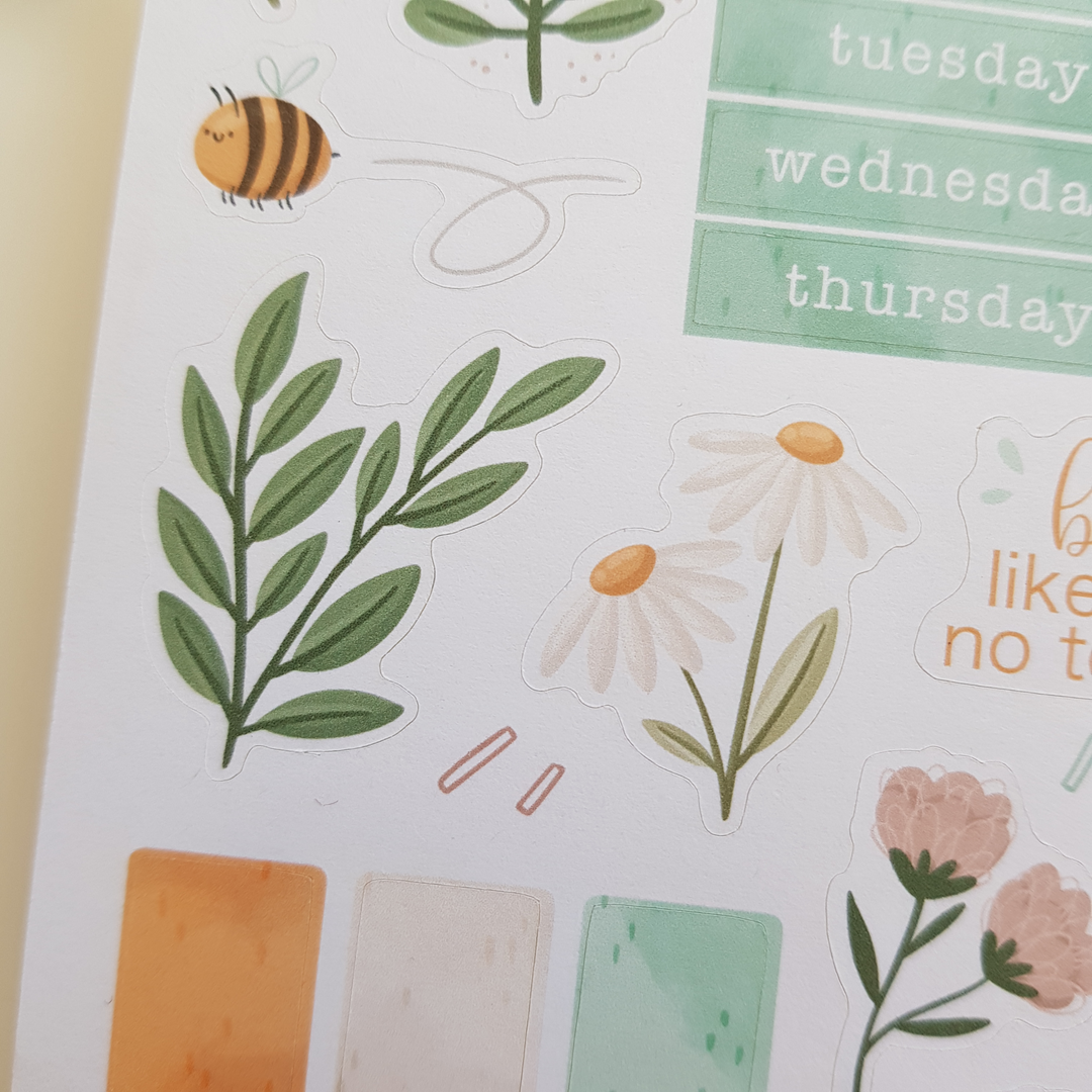 Weekly Kit - Bloom (CLEARANCE) | Planner Stickers for your Journal